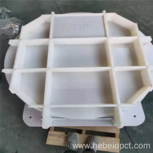 HDPE flap gate valve with rubber wedge valves